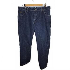 Wrangler Cowboy Cut 47,  Regular Fit Men's Jeans. 36 Waist 30 Length Dark Wasj